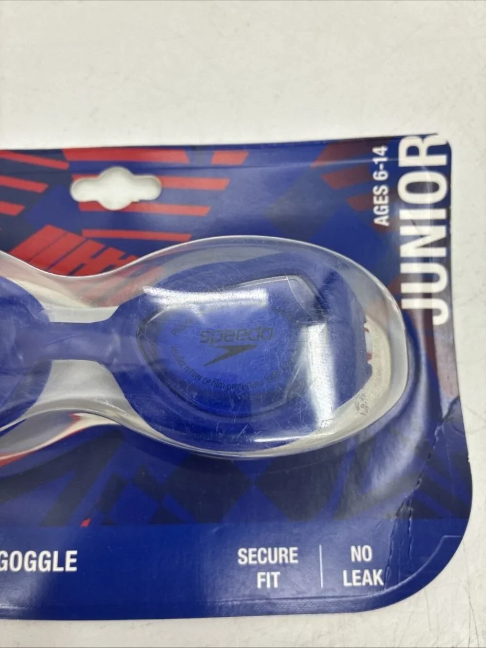 Speedo Junior Sprinter Swim Goggles Blue Ages 6-14 Anti Fog UV Protection